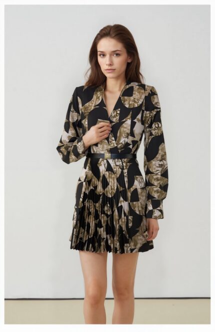 Abito Donna Imperial beige-nero