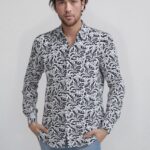 Camicia Uomo Fantasia - Collo Piccolo alla Francese -