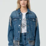 Giacca oversize in denim