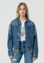 Giacca oversize in denim