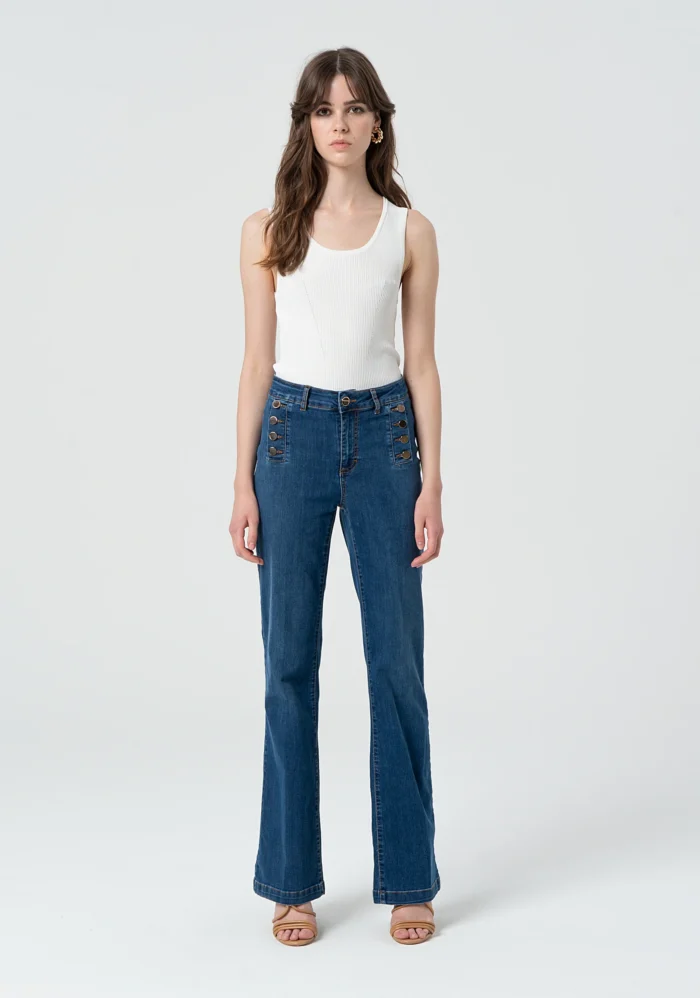 Regular Denim Pant Stonewash - immagine 1