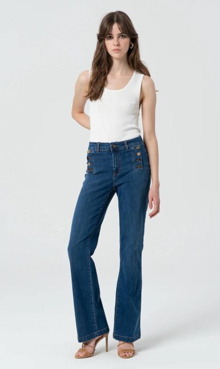 Regular Denim Pant Stonewash