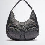 LIU JO Borsa a spalla loghi all over