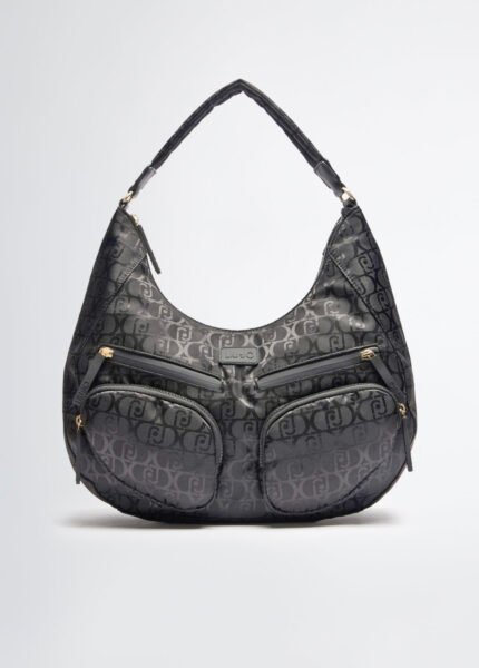 LIU JO Borsa a spalla loghi all over