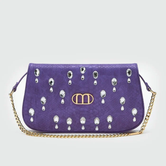 Borsa a Tracolla con Strass - immagine 1
