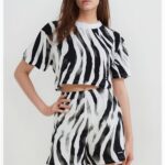 bermuda da donna zebrato