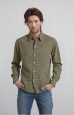 Camicia Uomo - Collo alla Francese -