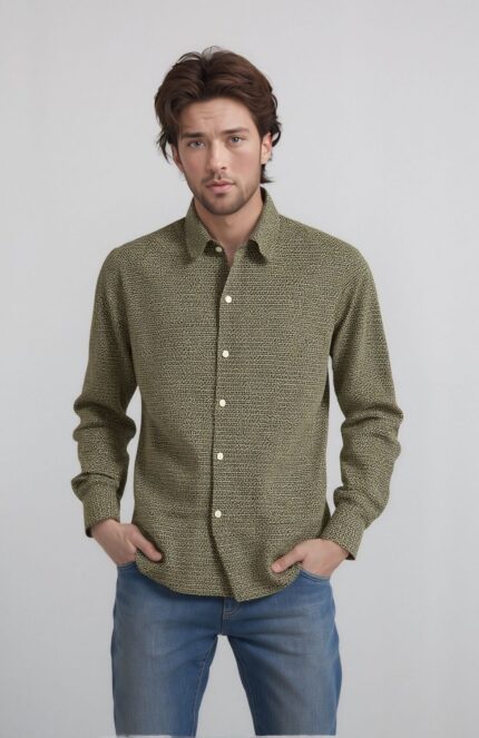 Camicia Uomo - Collo alla Francese -