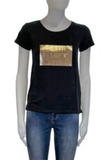 maglia logo centrale in oro
