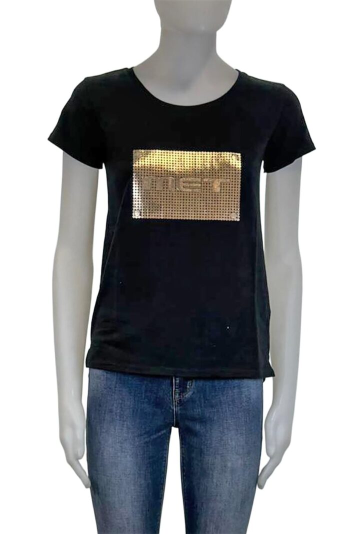maglia logo centrale in oro