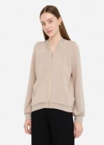 Felpa in scuba con zip