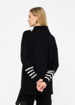 Maglia a righe con perle 1