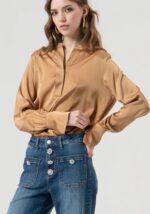 Jeans a Zampa in Denim 1