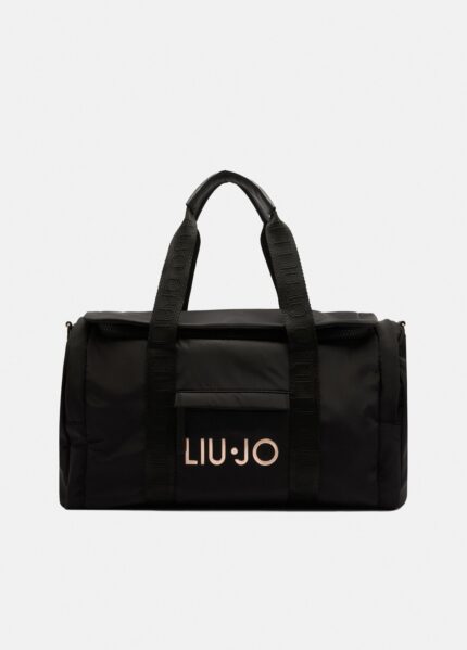 Borsone in nylon con logo