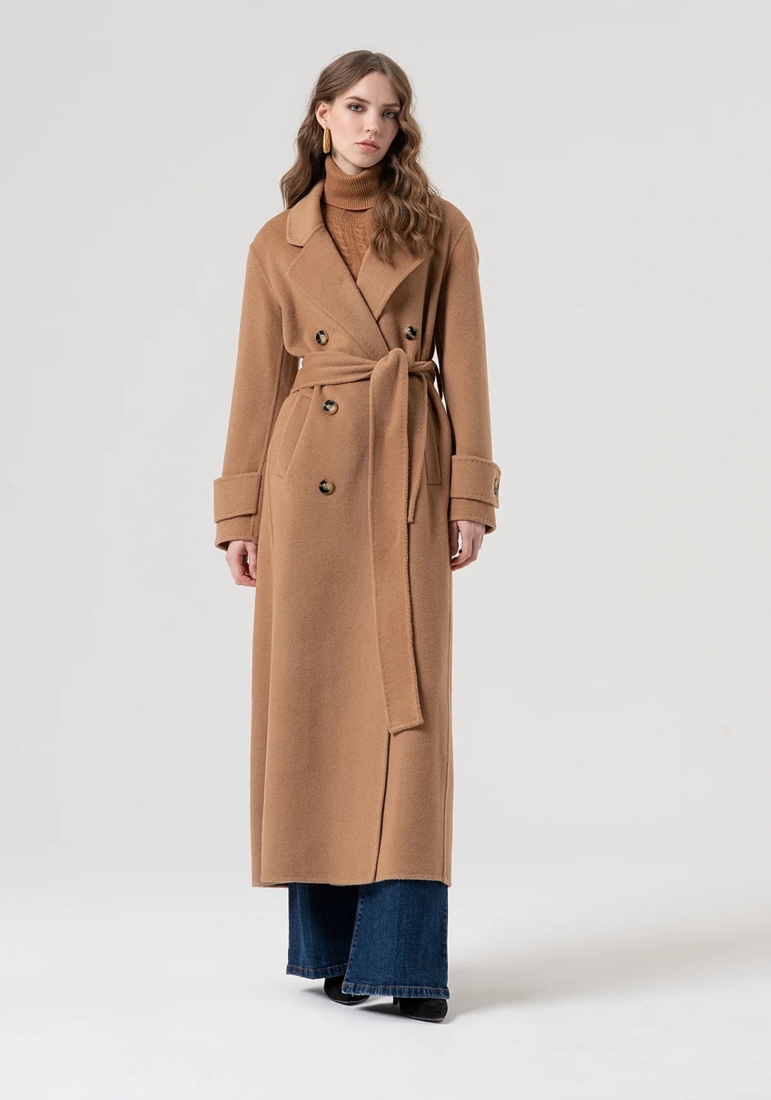 Cappotto Regular Lungo con Lana Cappotto Regular Lungo con Lana