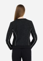 Giacca in felpa e bouclé 2