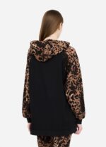 Felpa con stampa animalier 2