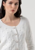 Cardigan regular fit con trecce 2