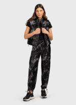 Gilet imbottito con paillettes applicate 2