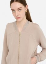 Felpa in scuba con zip 3