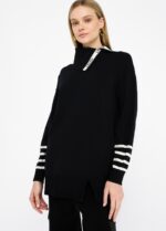 Maglia a righe con perle 3