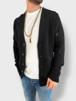 Cardigan con rotture 4