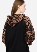 Felpa con stampa animalier - immagine 5