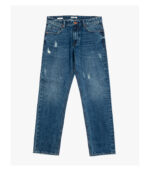 Jeans ALEX straight fit vintage wash con strappi 5
