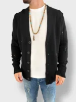 Cardigan con rotture 5