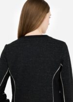 Giacca in felpa e bouclé 5