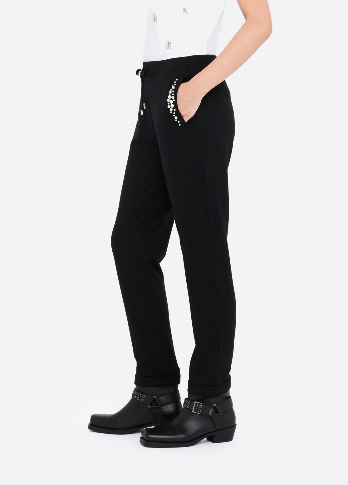 KOI | SmileyWorld Jolly - Pantaloni Jogger Donna Con 7 Tasche, Vestibilità Comoda, Vita Con Cordoncino
