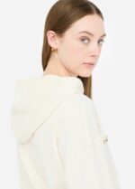 Felpa con cappuccio e strass 6