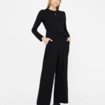 Pantaloni in cady cr&ecirc;pe