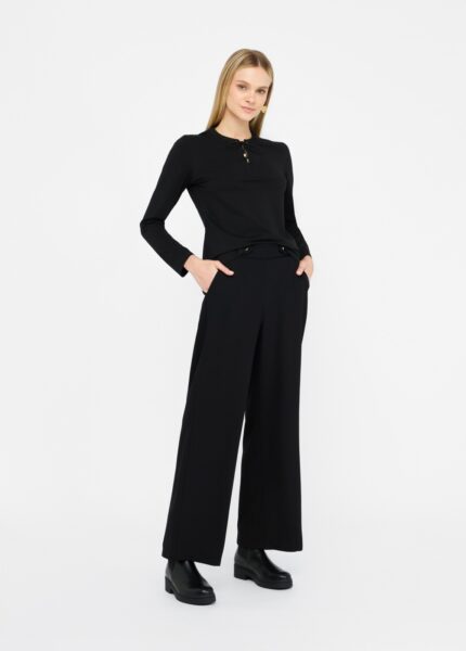 Pantaloni in cady crêpe