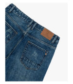 Jeans ALEX straight fit vintage wash con strappi 7