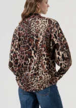 Blusa regular in fantasia animalier - immagine 4