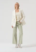 Maglia slim a costine con strass - immagine 5