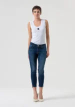 Jeans Slim Cropped Effetto Push Up