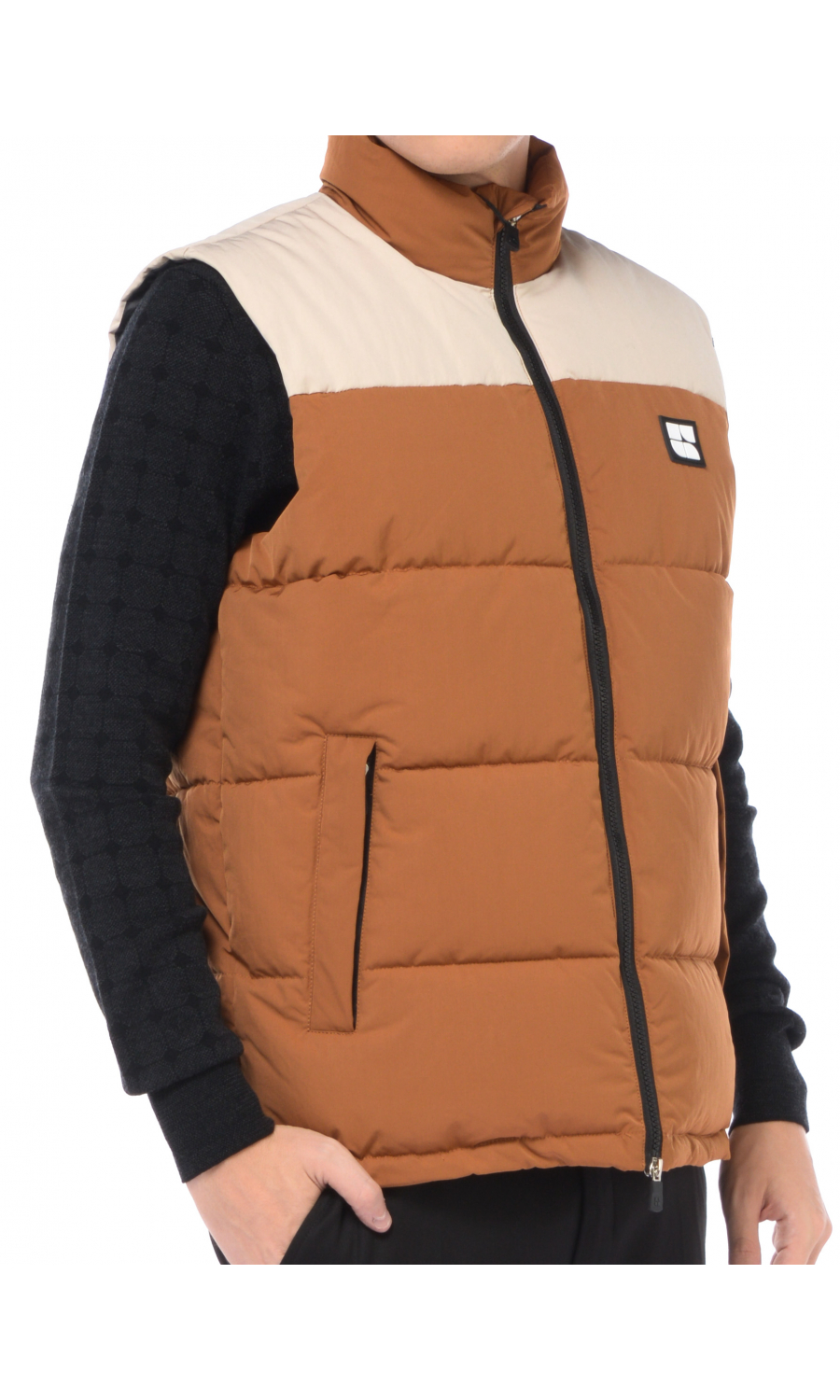 Smanicato Uomo Urban Ring Imbottito Bicolore Smanicato Uomo Urban Ring Imbottito Bicolore