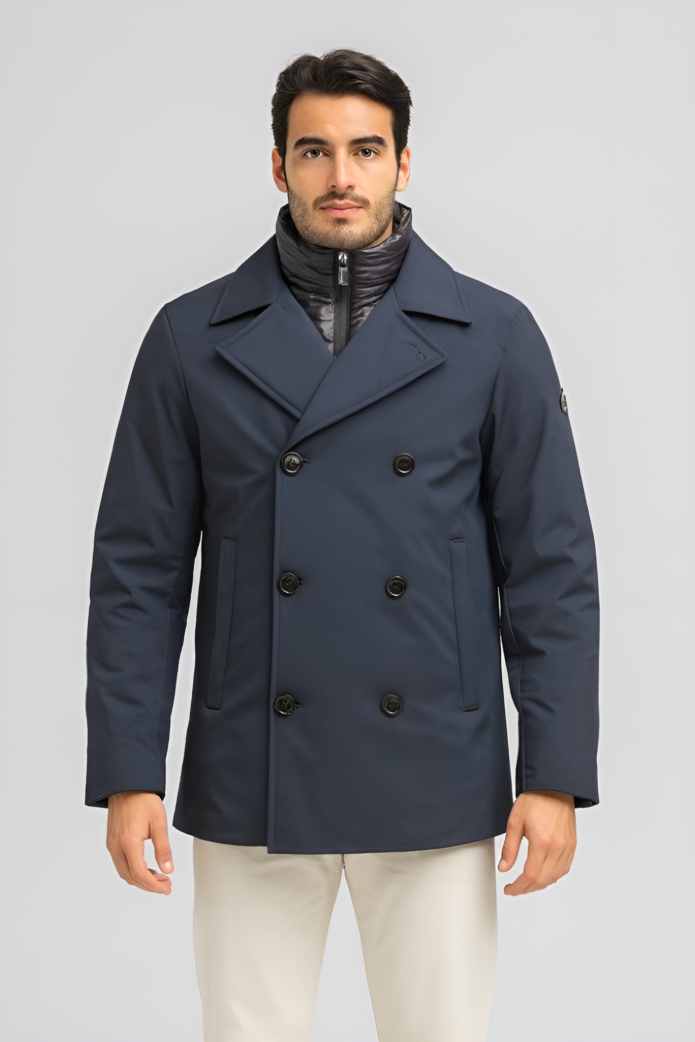 Giubbotto Doppiopetto con Pettorina Removibile Giubbotto Doppiopetto con Pettorina Removibile