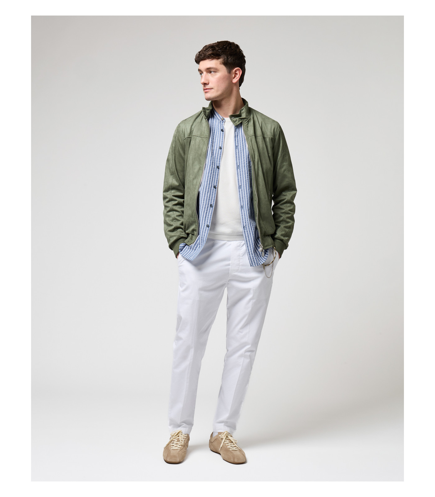 Bomber effetto camoscio Bomber effetto camoscio