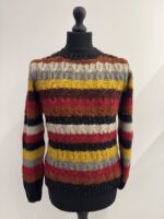 Maglione ad intarsi girocollo 2