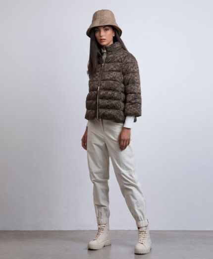 Piumino Cappetta Pied de Poule