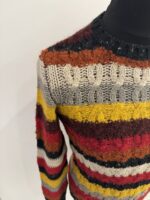 Maglione ad intarsi girocollo 5