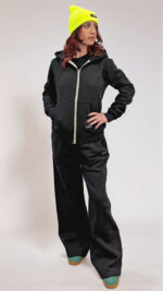 Pantalone donna in felpa modello palazzo - immagine 6