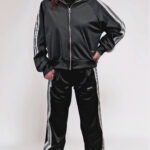 Pantalone tuta donna The Shoe nera