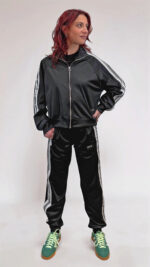 Pantalone tuta donna The Shoe nera