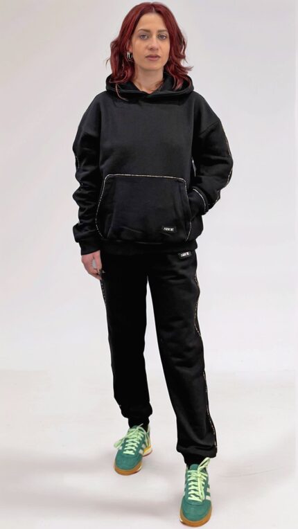 Felpa donna con dettagli animalier